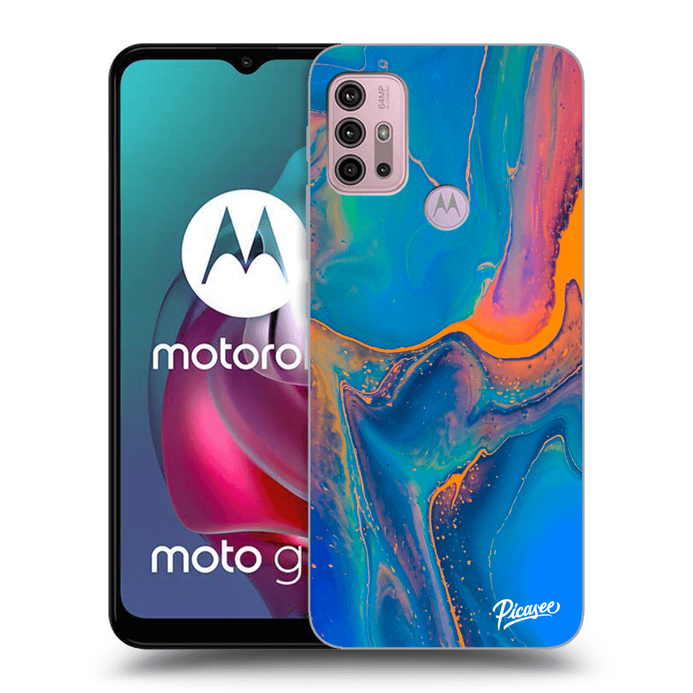 Picasee ULTIMATE CASE für Motorola Moto G30 - Rainbow