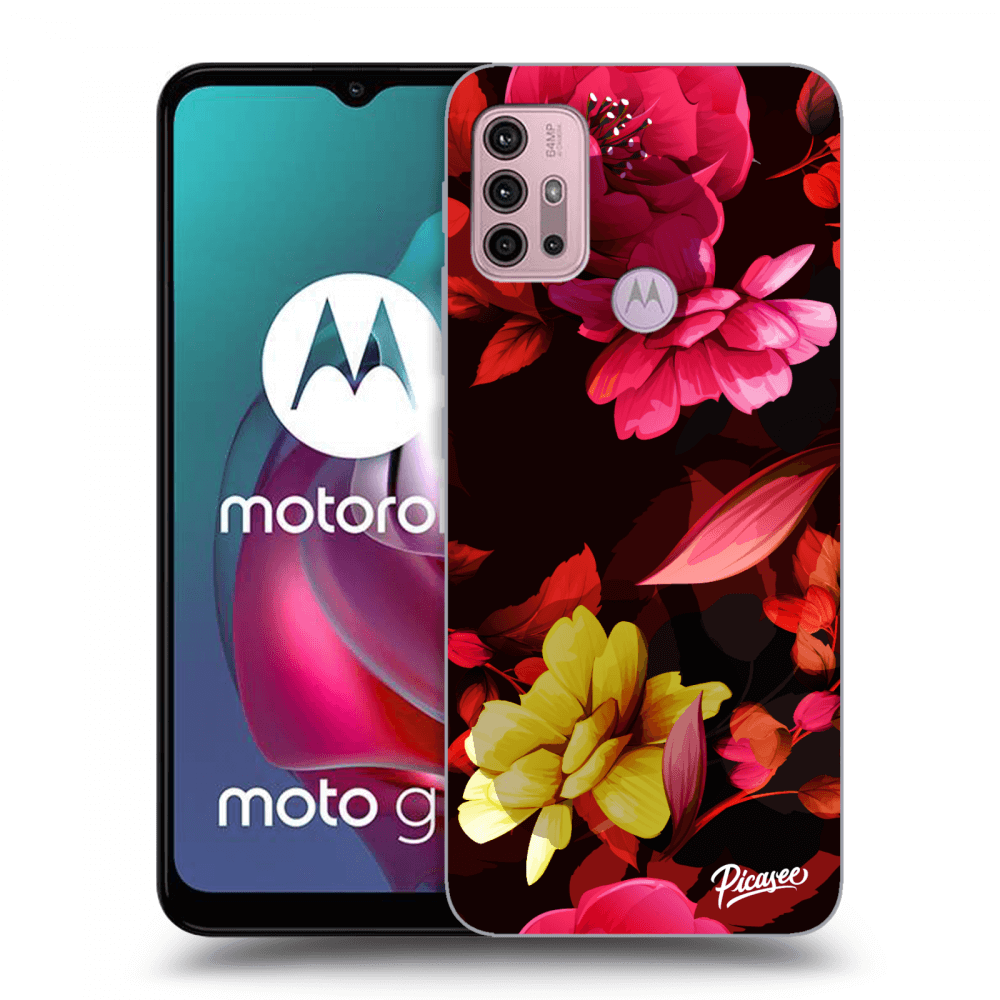 Picasee ULTIMATE CASE für Motorola Moto G30 - Dark Peonny