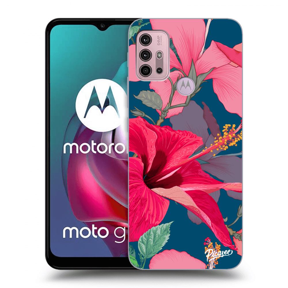 Picasee ULTIMATE CASE für Motorola Moto G30 - Hibiscus