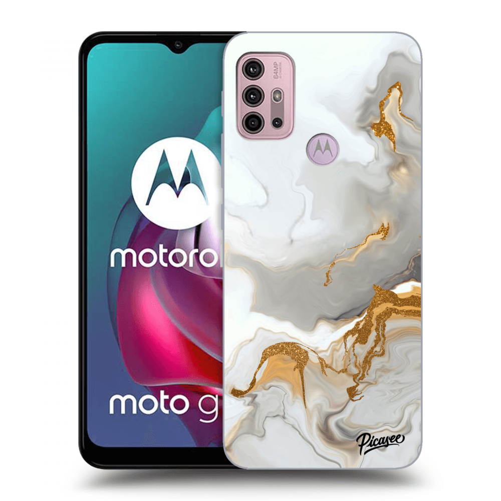 Picasee Motorola Moto G30 Hülle - Schwarzes Silikon - Her