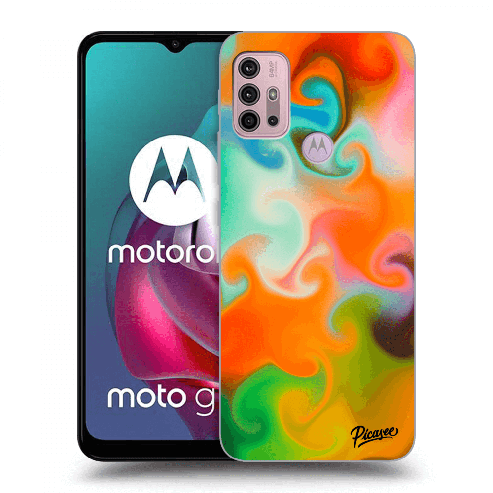 Picasee Motorola Moto G30 Hülle - Schwarzes Silikon - Juice