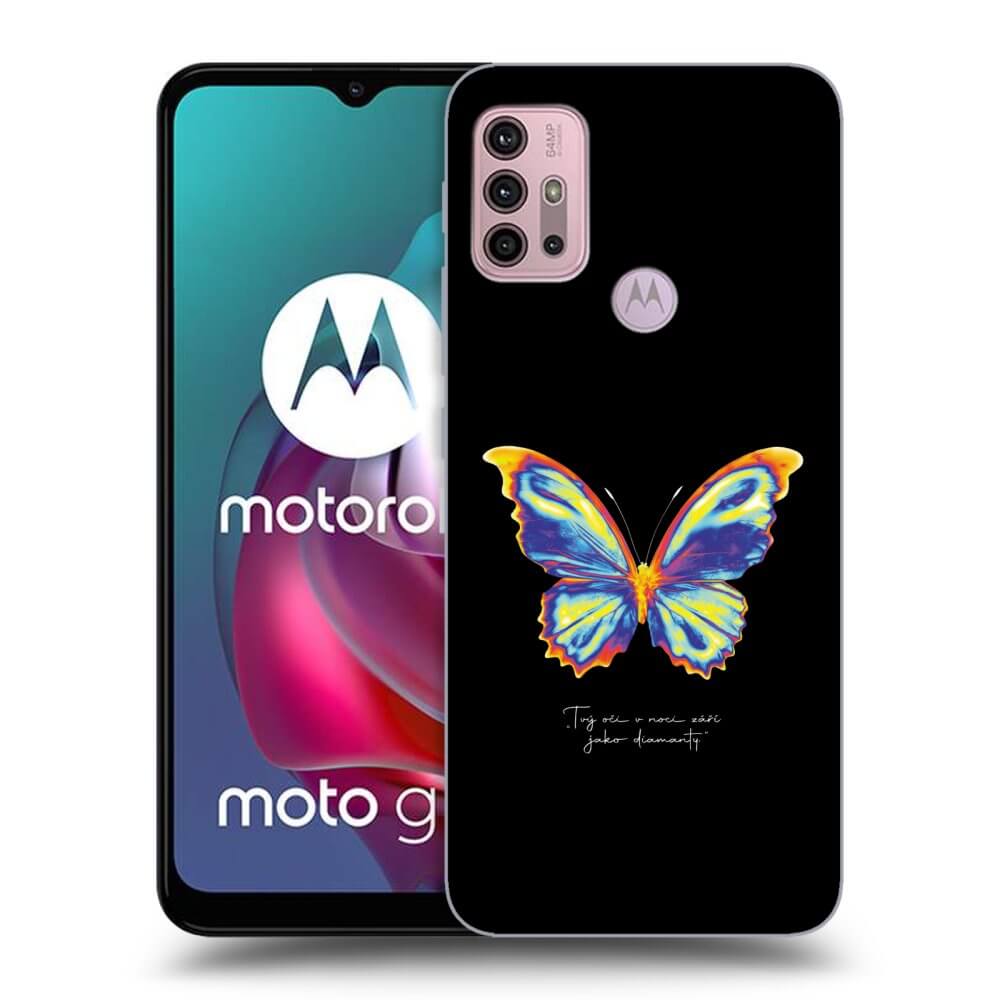 Picasee ULTIMATE CASE für Motorola Moto G30 - Diamanty Black