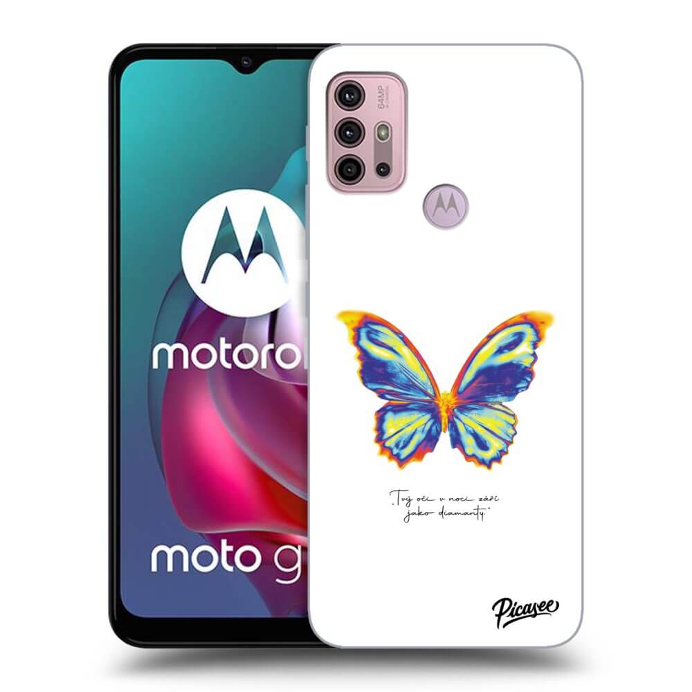 Picasee ULTIMATE CASE für Motorola Moto G30 - Diamanty White