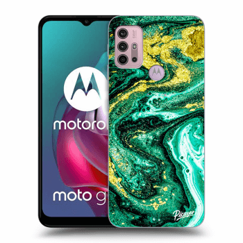 Hülle für Motorola Moto G30 - Green Gold