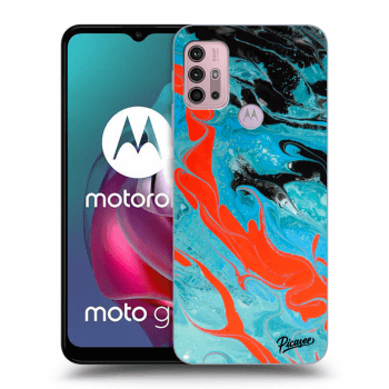 Hülle für Motorola Moto G30 - Blue Magma