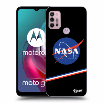 Picasee Motorola Moto G30 Hülle - Schwarzes Silikon - NASA Original