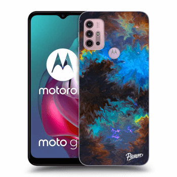 Picasee Motorola Moto G30 Hülle - Schwarzes Silikon - Space