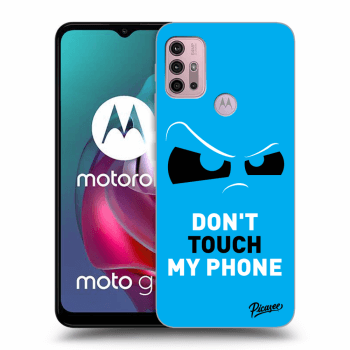 Hülle für Motorola Moto G30 - Cloudy Eye - Blue