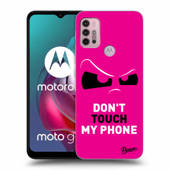 Hülle für Motorola Moto G30 - Cloudy Eye - Pink