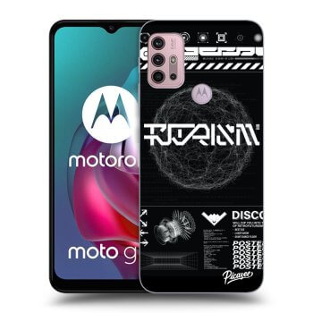 Picasee Motorola Moto G30 Hülle - Schwarzes Silikon - BLACK DISCO