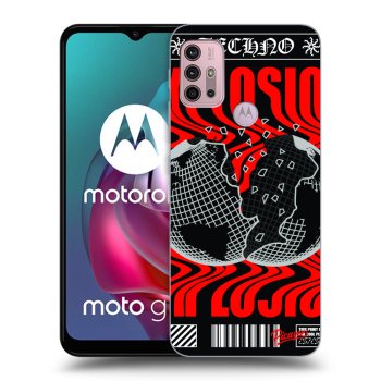 Picasee Motorola Moto G30 Hülle - Schwarzes Silikon - EXPLOSION