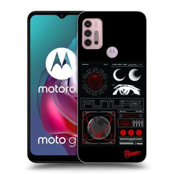 Picasee Motorola Moto G30 Hülle - Schwarzes Silikon - WAVES