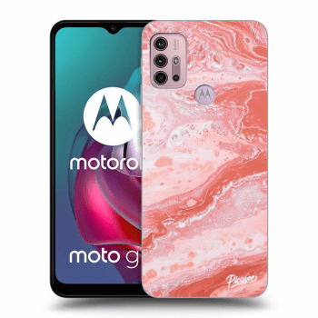Picasee ULTIMATE CASE für Motorola Moto G30 - Red liquid