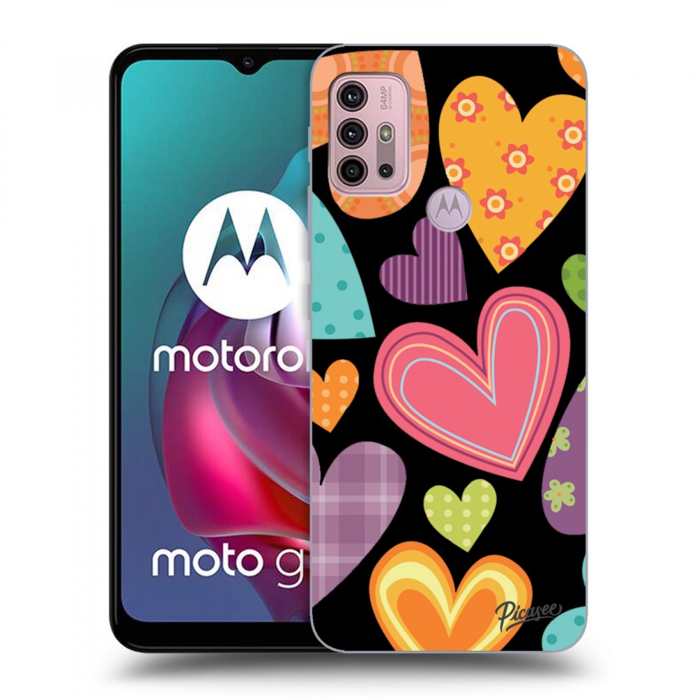 Picasee ULTIMATE CASE für Motorola Moto G30 - Colored heart