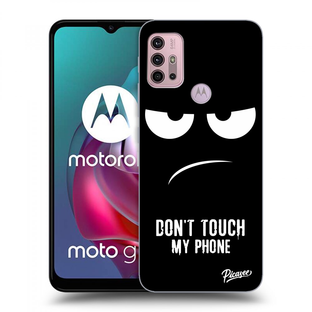 Picasee ULTIMATE CASE für Motorola Moto G30 - Don't Touch My Phone