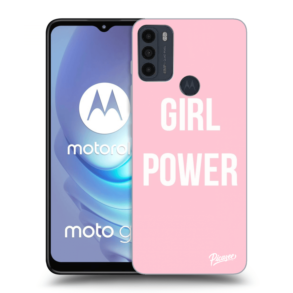 Picasee Motorola Moto G50 Hülle - Schwarzes Silikon - Girl power