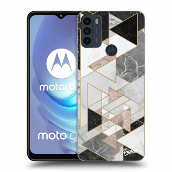 Picasee Motorola Moto G50 Hülle - Schwarzes Silikon - Light geometry