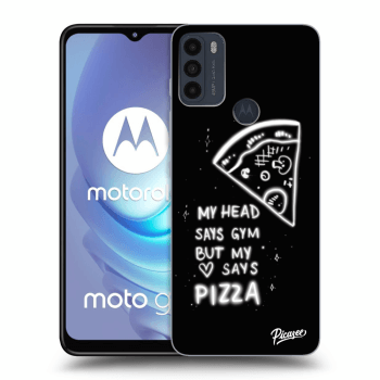 Picasee Motorola Moto G50 Hülle - Schwarzes Silikon - Pizza