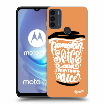 Hülle für Motorola Moto G50 - Pumpkin coffee