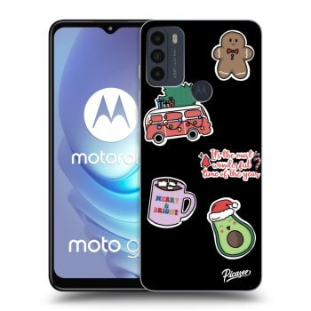 Hülle für Motorola Moto G50 - Christmas Stickers