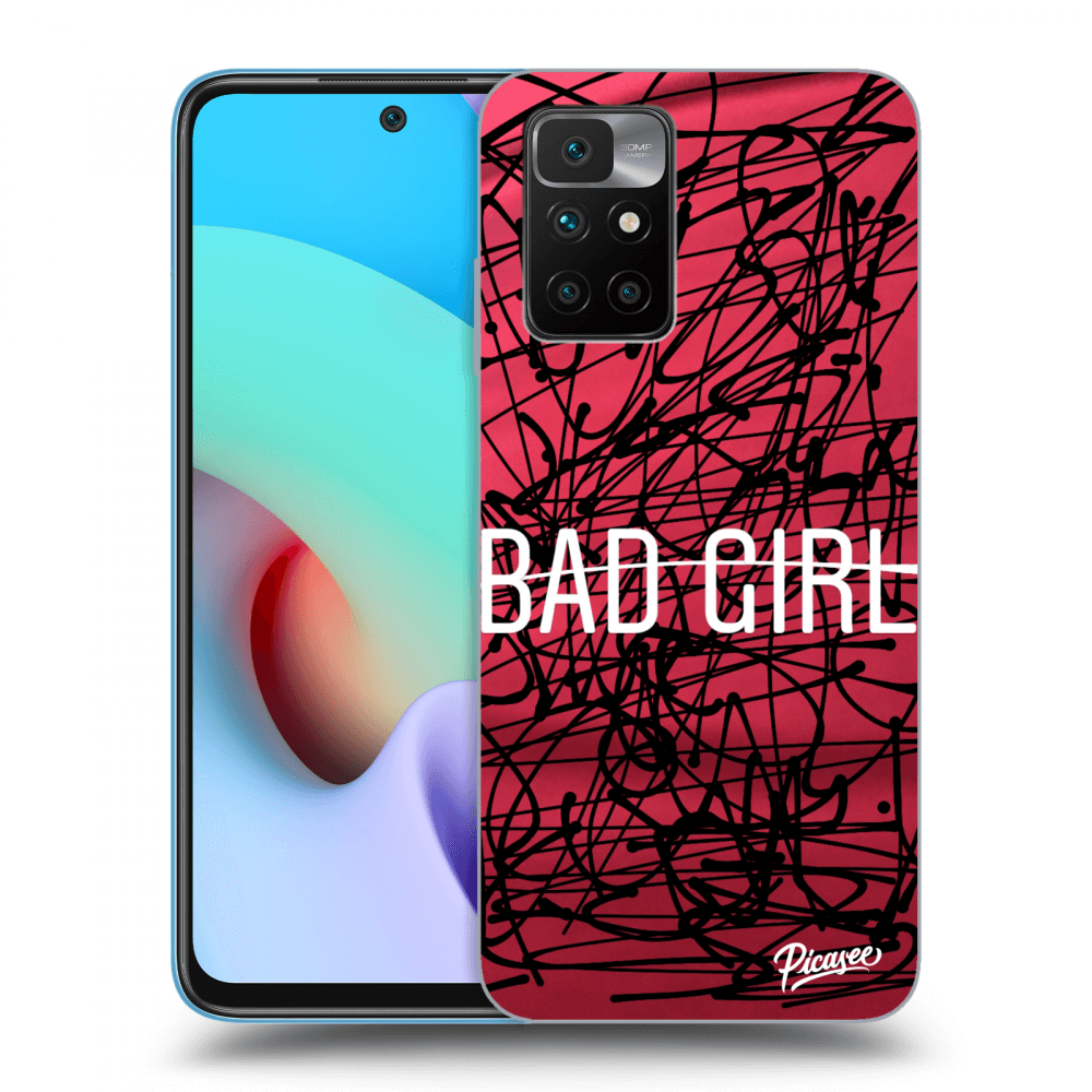 Picasee Xiaomi Redmi 10 Hülle - Transparentes Silikon - Bad girl