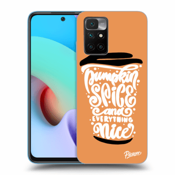 Hülle für Xiaomi Redmi 10 - Pumpkin coffee