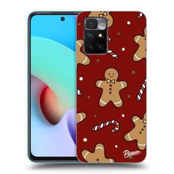 Picasee Xiaomi Redmi 10 Hülle - Transparentes Silikon - Gingerbread 2