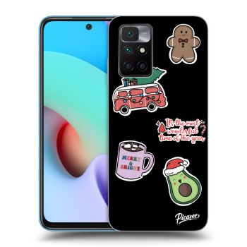 Hülle für Xiaomi Redmi 10 - Christmas Stickers