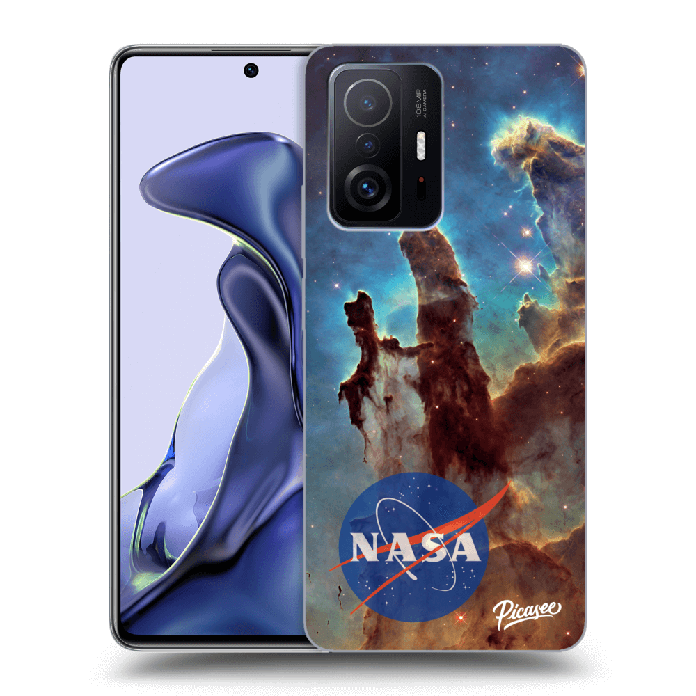 Picasee Xiaomi 11T Hülle - Schwarzes Silikon - Eagle Nebula