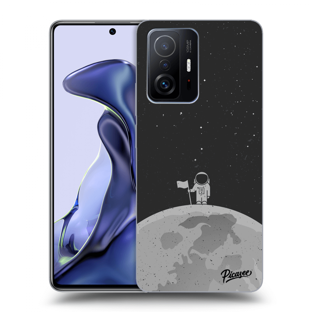 Picasee Xiaomi 11T Hülle - Schwarzes Silikon - Astronaut