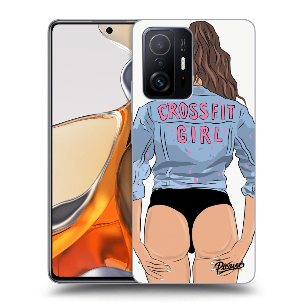 Picasee Xiaomi 11T Pro Hülle - Transparentes Silikon - Crossfit girl - nickynellow