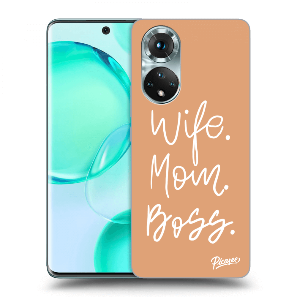 Picasee Honor 50 5G Hülle - Transparentes Silikon - Boss Mama