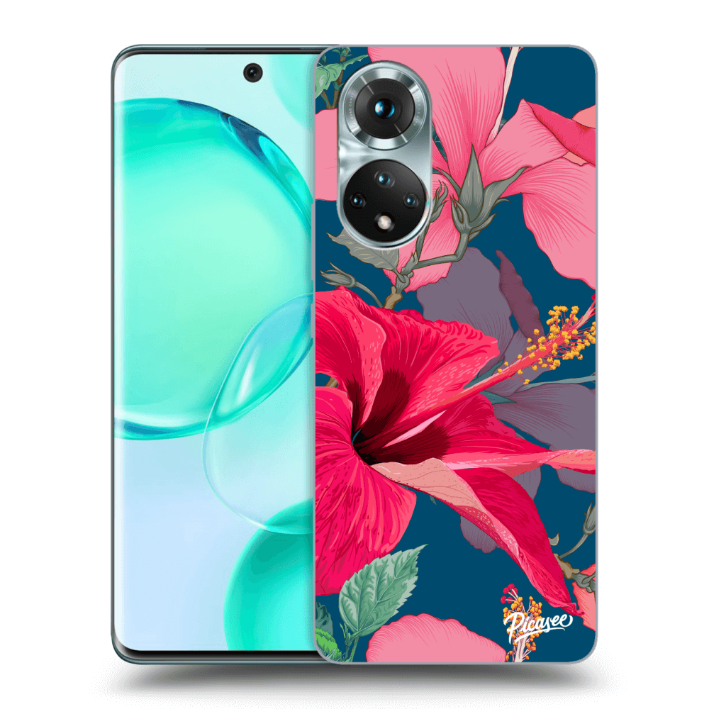 Picasee Honor 50 5G Hülle - Transparentes Silikon - Hibiscus