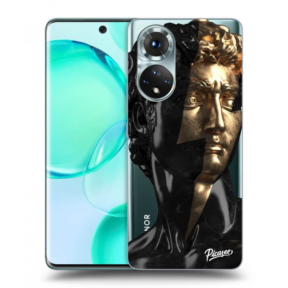 Picasee Honor 50 5G Hülle - Transparentes Silikon - Wildfire - Black