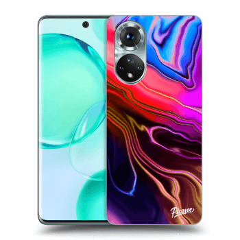 Picasee Honor 50 5G Hülle - Transparentes Silikon - Electric