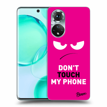 Picasee Honor 50 5G Hülle - Schwarzes Silikon - Angry Eyes - Pink
