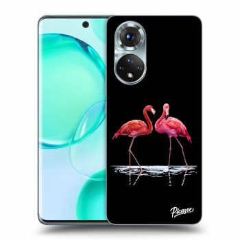 Hülle für Honor 50 5G - Flamingos zu zweit