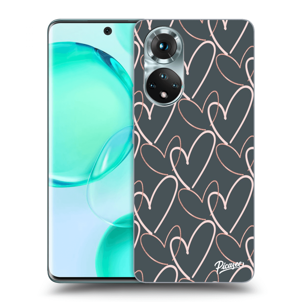 Picasee Honor 50 5G Hülle - Transparentes Silikon - Lots of love