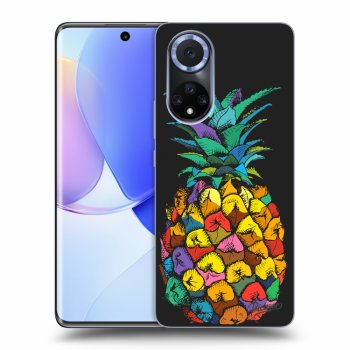 Picasee Huawei Nova 9 Hülle - Schwarzes Silikon - Pineapple