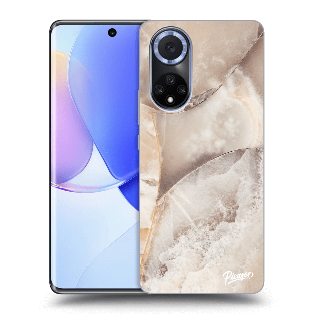 Picasee Huawei Nova 9 Hülle - Transparentes Silikon - Cream marble