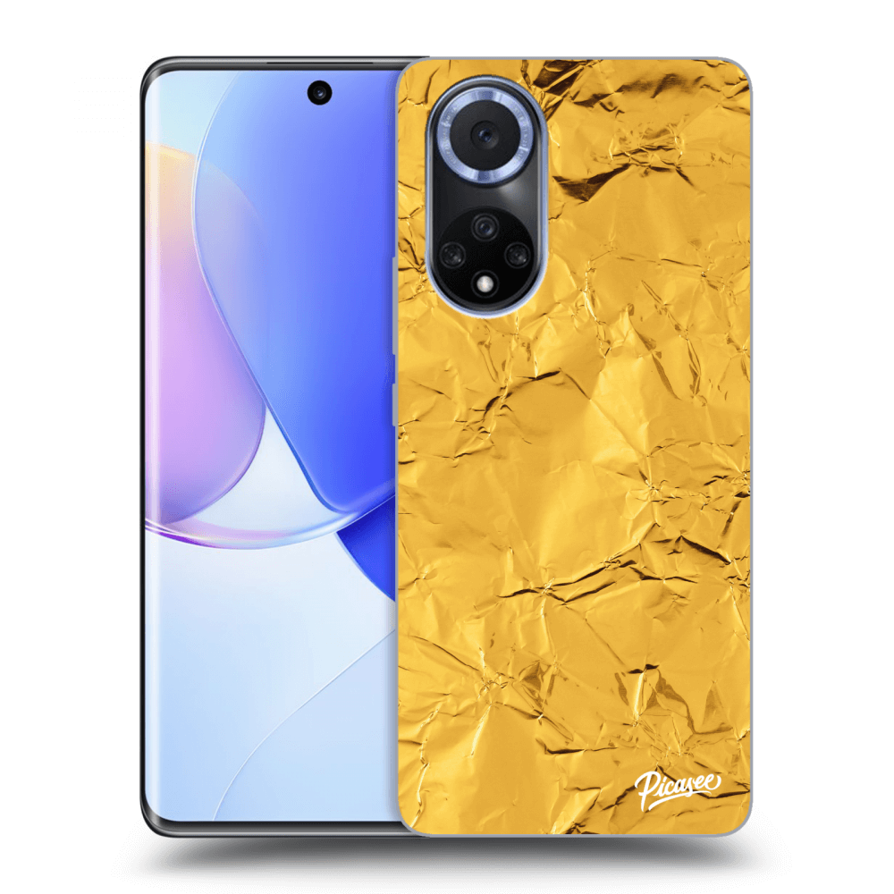 Picasee Huawei Nova 9 Hülle - Transparentes Silikon - Gold