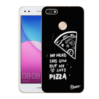 Picasee Huawei P9 Lite Mini Hülle - Transparentes Silikon - Pizza