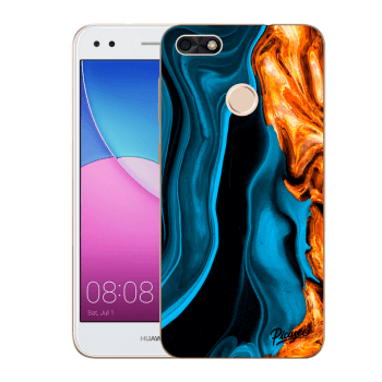 Hülle für Huawei P9 Lite Mini - Gold blue