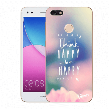Picasee Huawei P9 Lite Mini Hülle - Transparentes Silikon - Think happy be happy