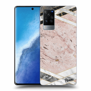 Hülle für Vivo X60 Pro 5G - Pink geometry