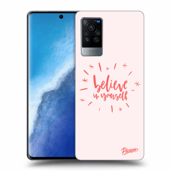 Picasee Vivo X60 Pro 5G Hülle - Transparentes Silikon - Believe in yourself