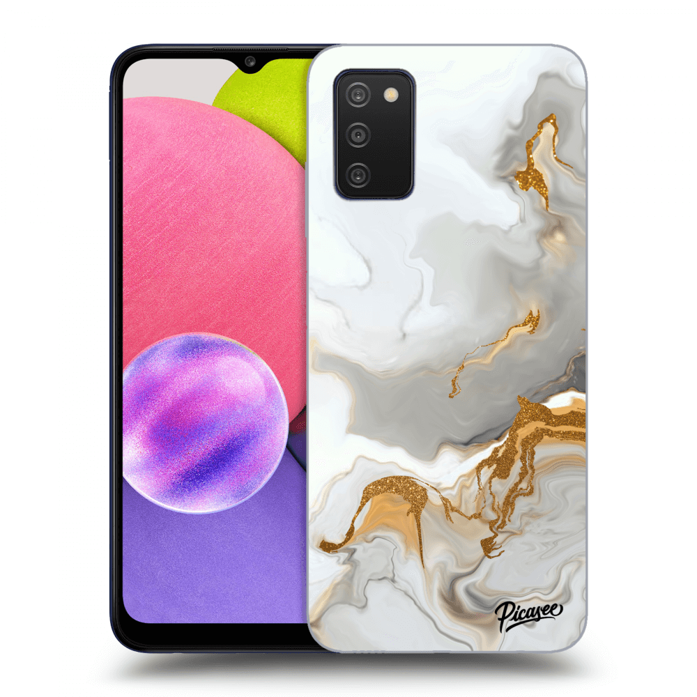 Picasee Samsung Galaxy A03s A037G Hülle - Transparentes Silikon - Her