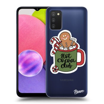 Picasee Samsung Galaxy A03s A037G Hülle - Transparentes Silikon - Hot Cocoa Club