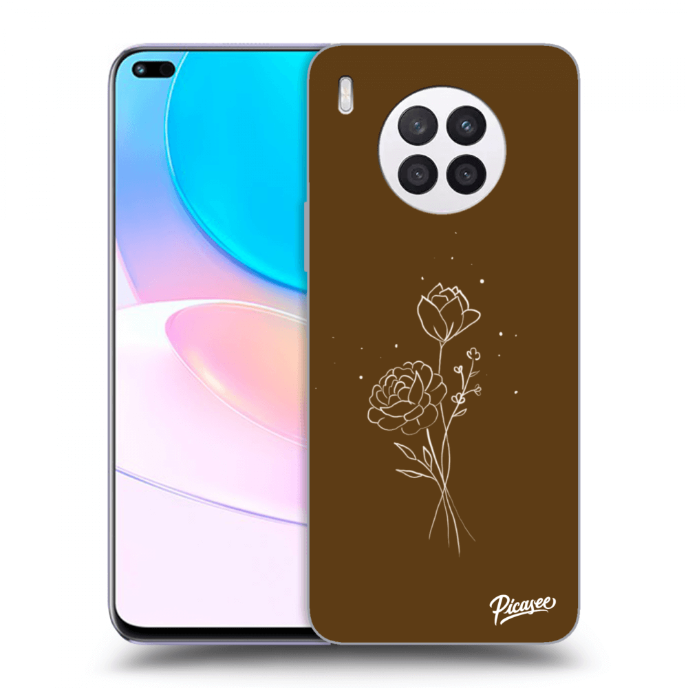 Picasee ULTIMATE CASE für Huawei Nova 8i - Brown flowers