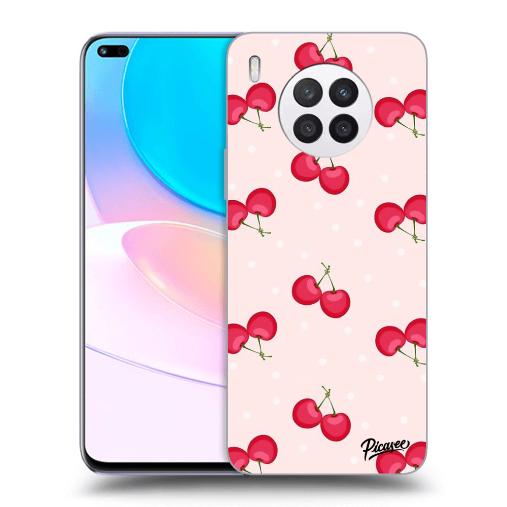 Picasee Huawei Nova 8i Hülle - Transparentes Silikon - Cherries